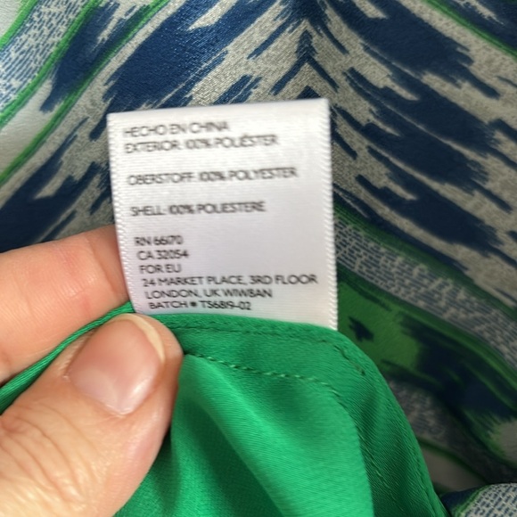 Anthropologie Maeve Ikat layered racerback flowy tank top Small - Picture 5 of 6